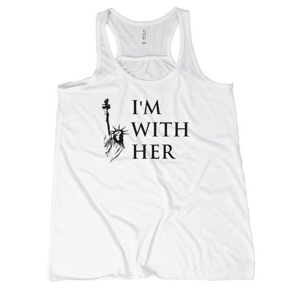 Im With Her Statue of Liberty Tank Pro Immigration Tank Top Women