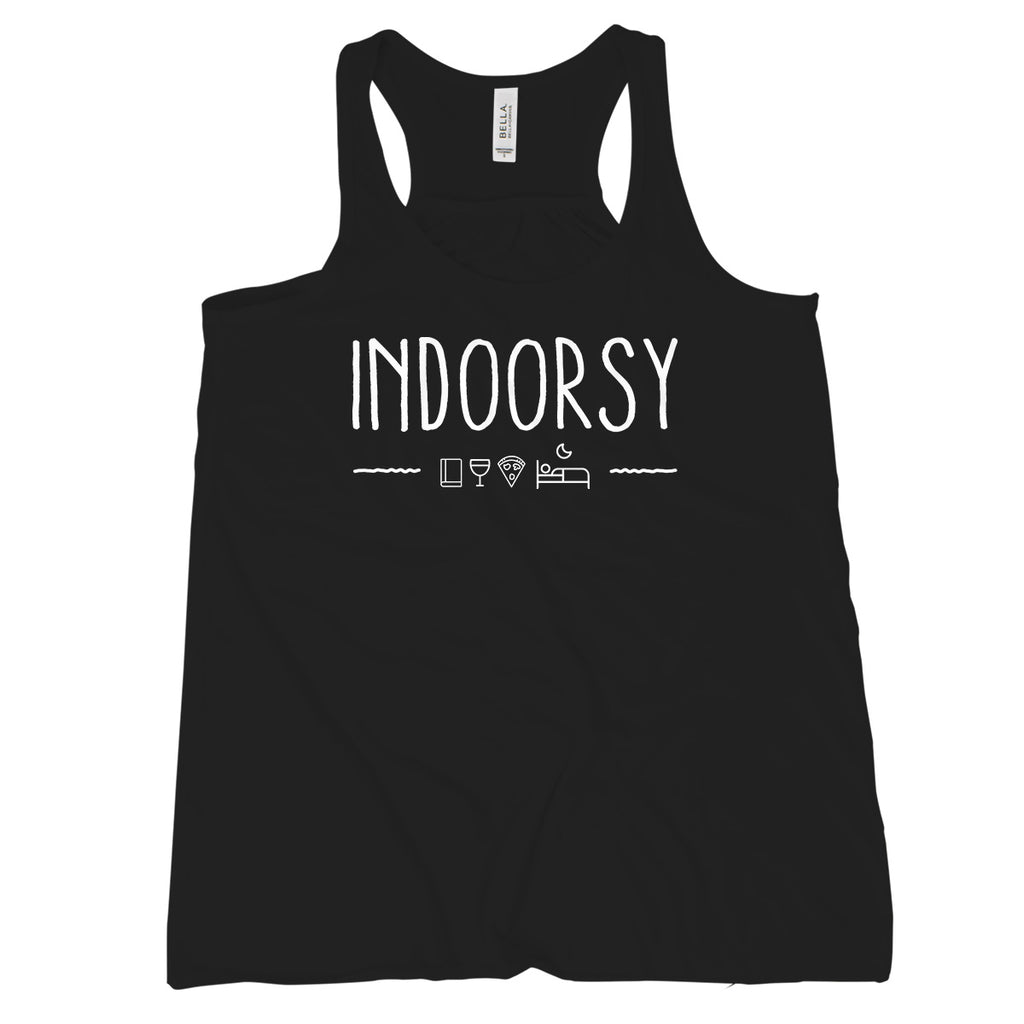 Indoorsy Tank Funny Introvert Tank Top Funny Introvert Gifts