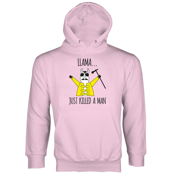 Llama Freddie Mercury Hoodie Llama Just Killed a Man Sweatshirt
