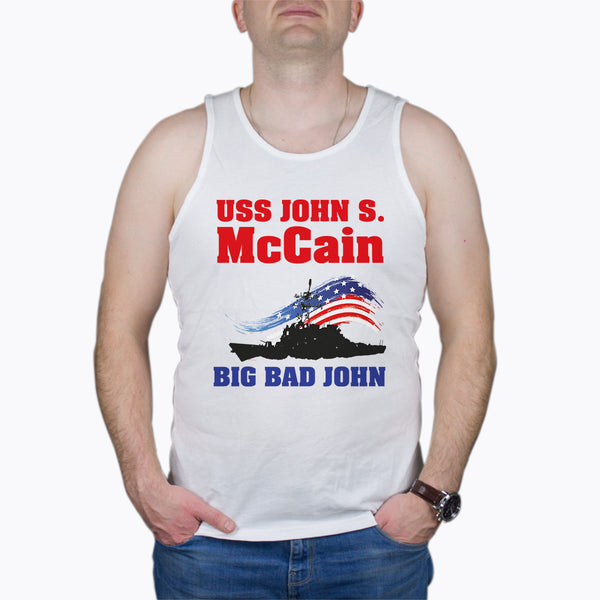 USS John McCain Tank Top Mens USS John McCain Tank Men