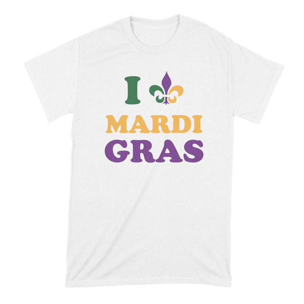 I Love Mardi Gras Kids Shirt Mardi Gras Youth Shirt