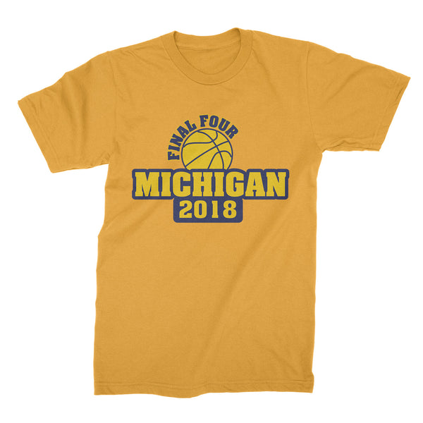 Michigan Final Four Shirt Go Blue Michigan Basketball