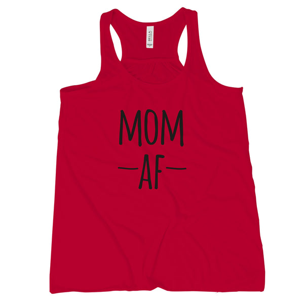 Mom AF Tank Top Funny Mom Tank Tops for Women Motherhood Tank Top