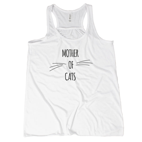 Mother Of Cats Tank Top Womens Cat Mom Tank Tops for Women
