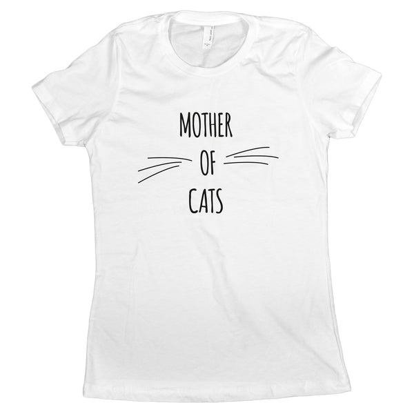 Mother Of Cats Womens Shirt Cat Mom Shirts for Women