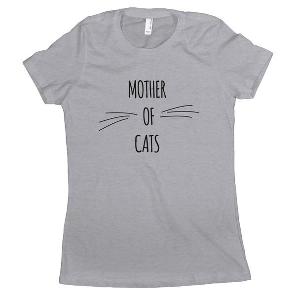 Mother Of Cats Womens Shirt Cat Mom Shirts for Women