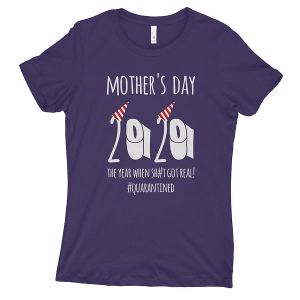 Mothers Day Quarantine Shirt Women Mothers Day 2020 Shirts for Women