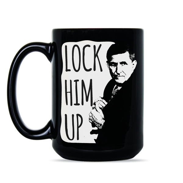 Lock Him Up Flynn Mug Lock Michael Flynn Up Coffee Mugs Trump Russia Gift Cup