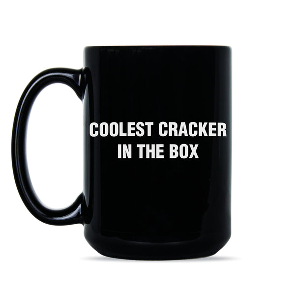 Coolest Cracker in the Box Mug Coolest Cracker in the Box Gag Cup Gift