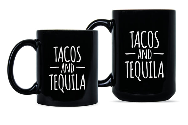 Tacos and Tequila Cup Taco Mug Tequila Mug Cinco de Mayo