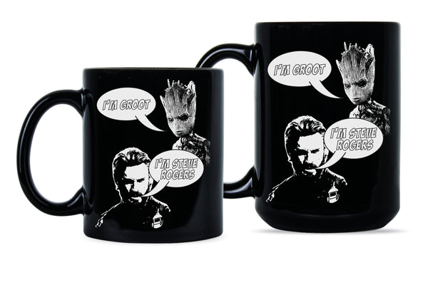 Avengers Infinity War Mugs Im Groot Coffee Mug Captain America Mug