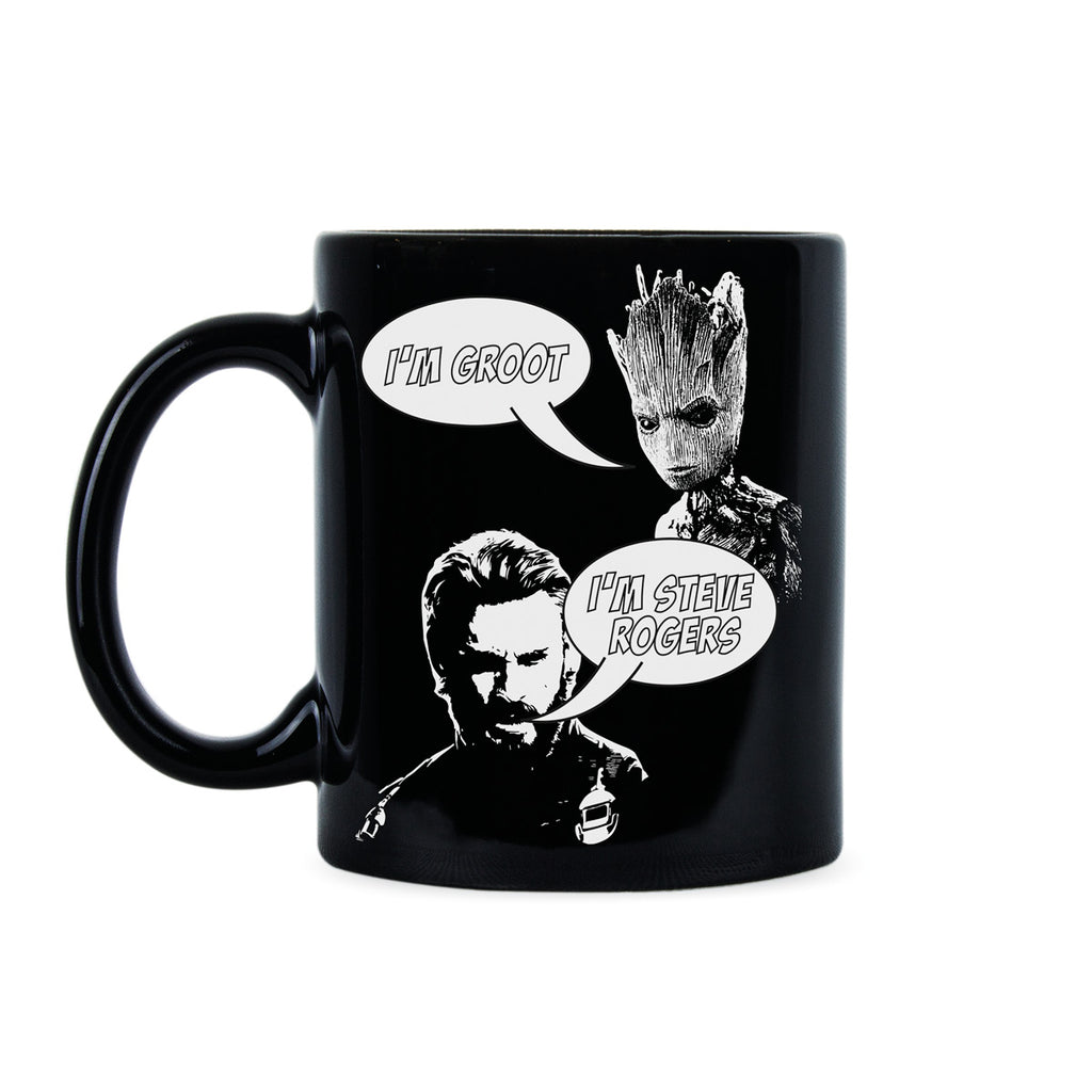 Avengers Infinity War Mugs Im Groot Coffee Mug Captain America Mug