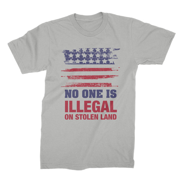 No One Is Illegal Shirt Stolen Land Tshirt Families Belong Together Shirt