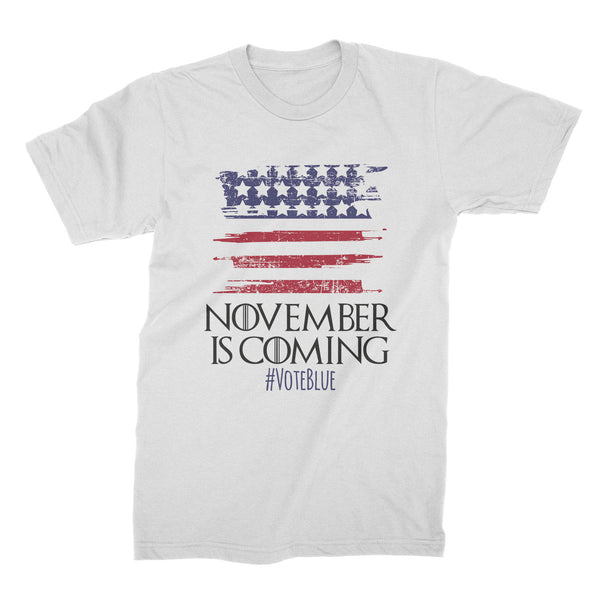 November is Coming Shirt Vote 2018 Midterm Election T-shirt Vote Democrat Tshirt