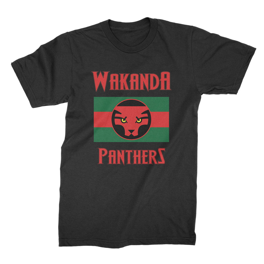 Wakanda Panthers Shirt Wakanda Forever T-Shirt Black Panther Clothing Straight Outta Wakanda