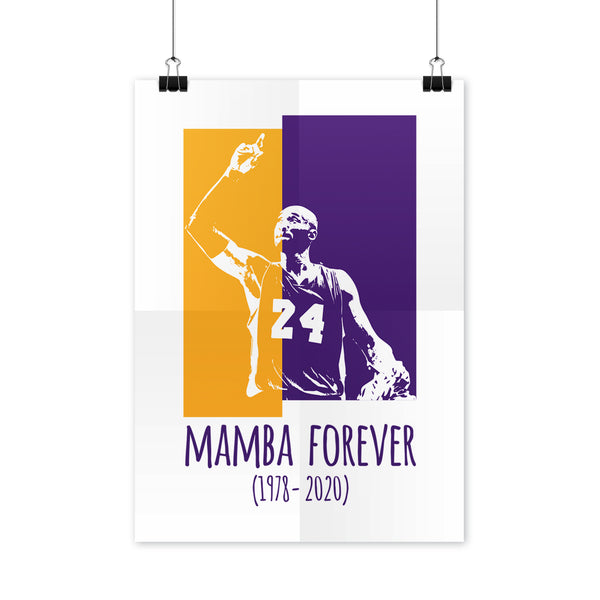 Mamba Forever Poster Mamba Poster Kobe 24