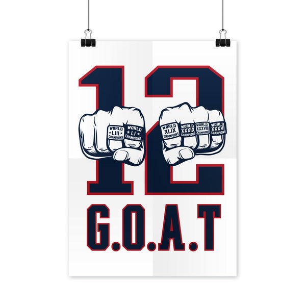 Brady 6 Rings Poster Tom Goat Poster