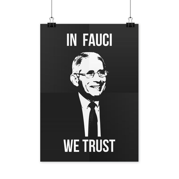 Dr Fauci Poster In Fauci We Trust Anthony Fauci Poster