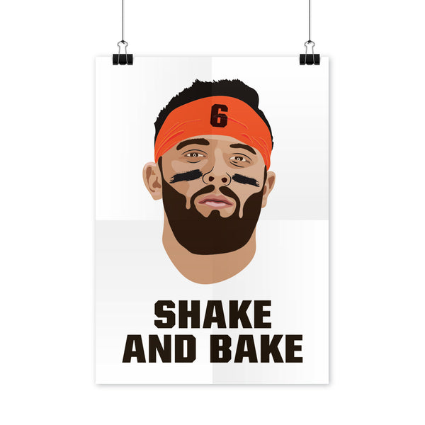 Baker Mayfield Poster Shake and Bake Baker Mayfield