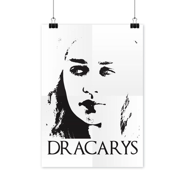 Dracarys Poster Khaleesi Poster Daenerys Targaryen Poster