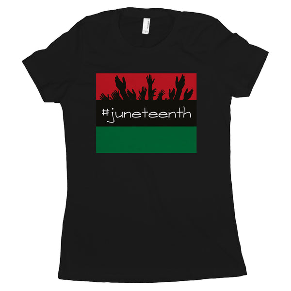 Juneteenth T-Shirts Women June Teenth Shirt Black Freedom