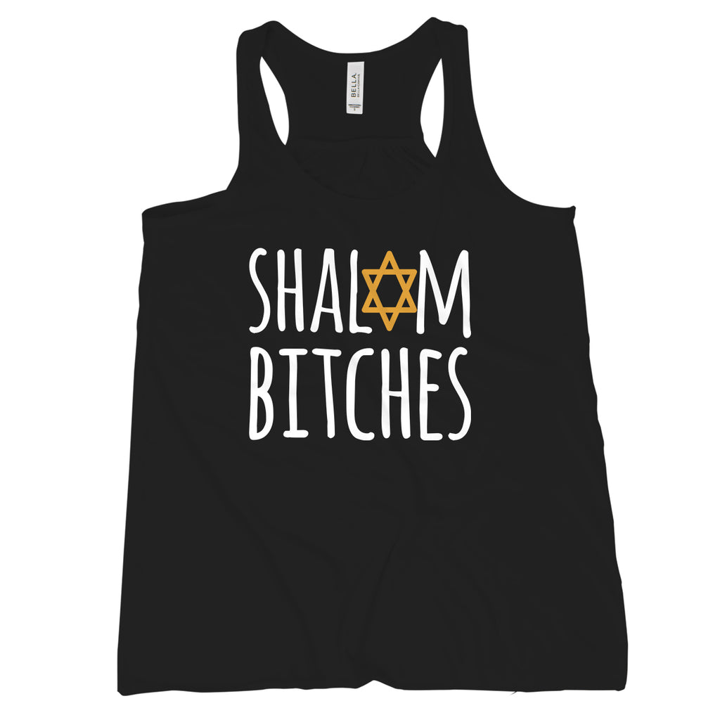 Shalom Bitches Tank Top for Women Funny Jewish T Shirts