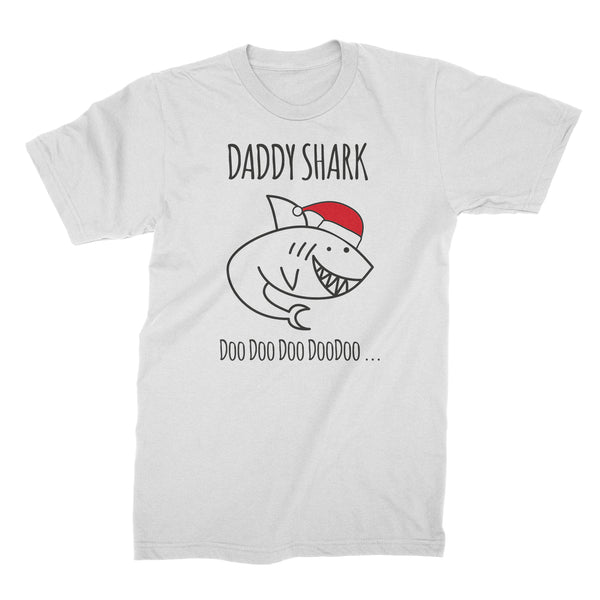 Daddy Shark Doo Doo Shirt Christmas Dad shark T-Shirt Funny Christmas Gift