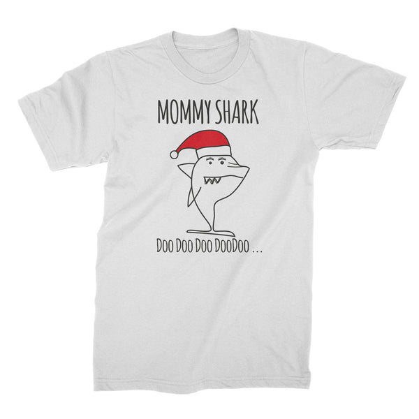 Mommy Shark Doo Doo Shirt Christmas Mom Shark T-Shirt Funny Christmas Gift