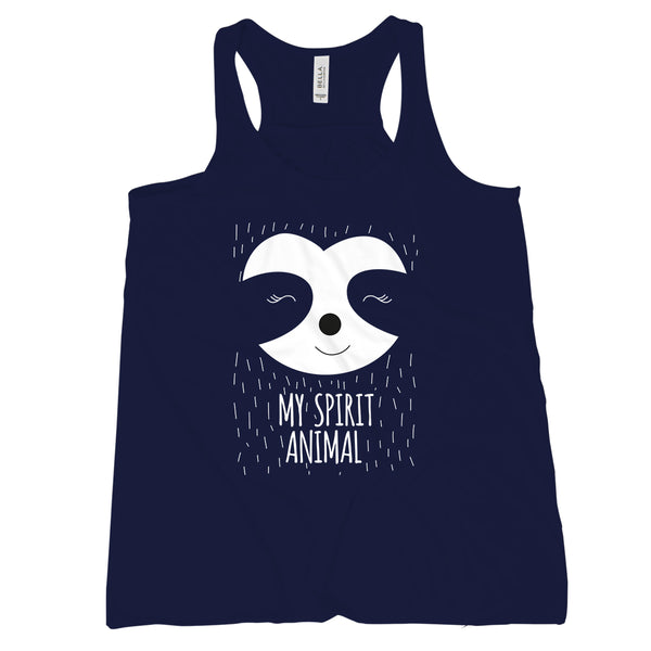 Sloth Spirit Animal Tank Womens Sloth Tank Top Women Sloth is My Spirit Animal Tank
