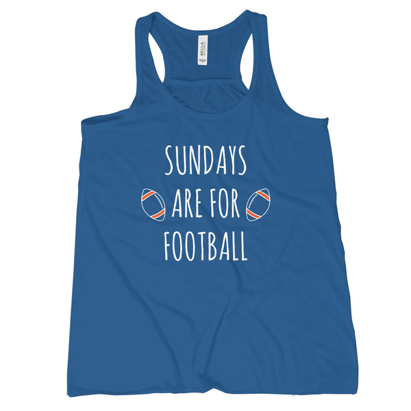 Sunday Football Tank Tops for Women Sundays Are For Football Tank