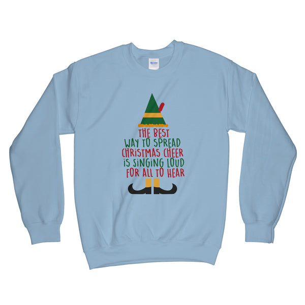 Best Way to Spread Christmas Cheer Sweatshirt The Best Way to Spread Christmas Cheer Sweatshirt