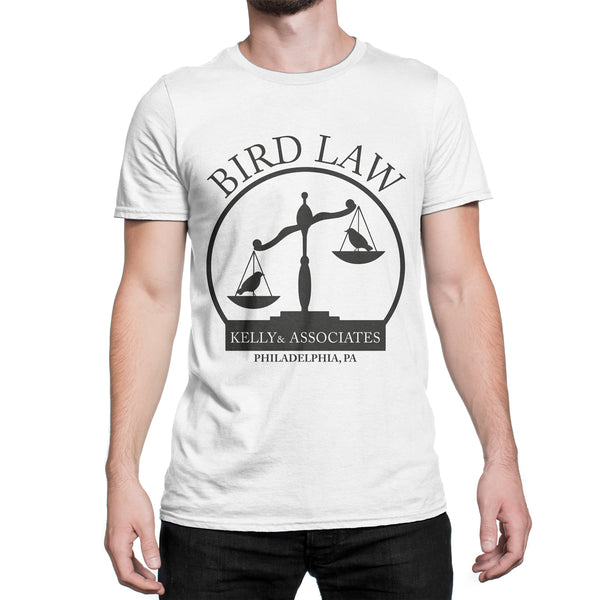 Kelly and Associates Shirt Bird Law T-Shirt Charlie Kelly Bird Law Tee Its Always Sunny In Philadelphia Clothing