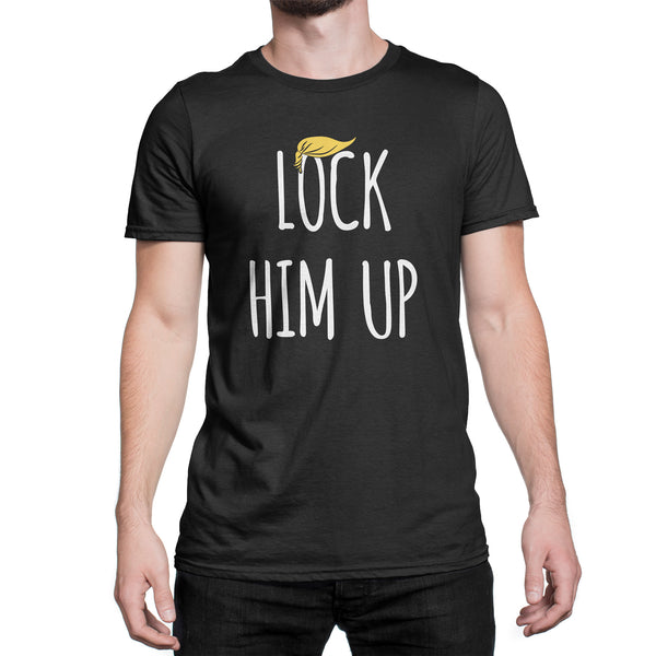 Lock Him Up Shirt Anti Trump Tshirt Lock Trump Up Trump Russia Shirt