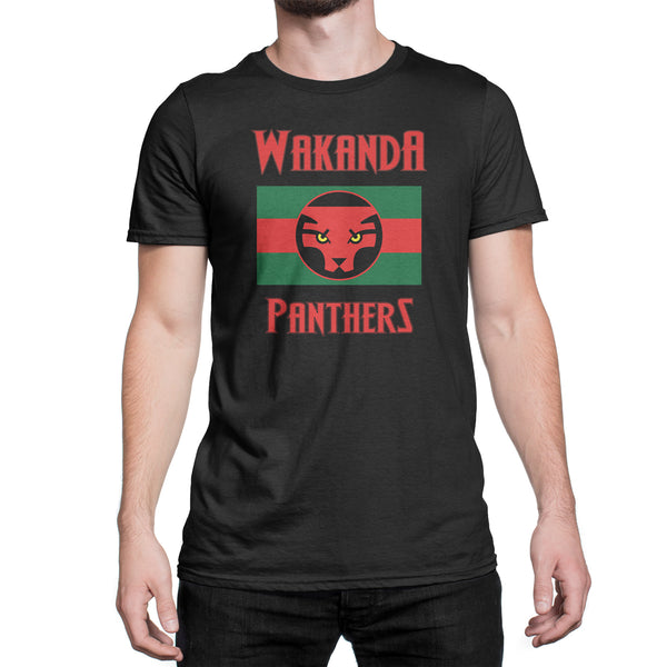 Wakanda Panthers Shirt Wakanda Forever T-Shirt Black Panther Clothing Straight Outta Wakanda
