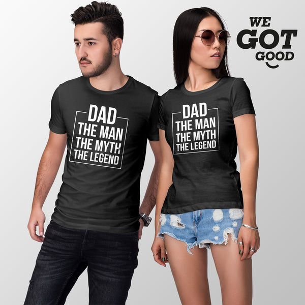 Dad the Man the Myth the Legend Shirt Funny Dad Shirts Fathers Day Tshirts