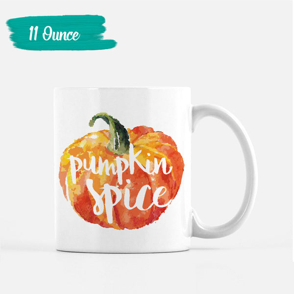 Pumpkin Spice White Mug