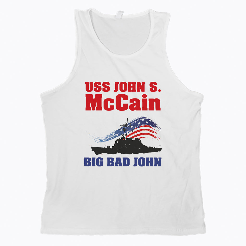 USS John McCain Tank Top Mens USS John McCain Tank Men