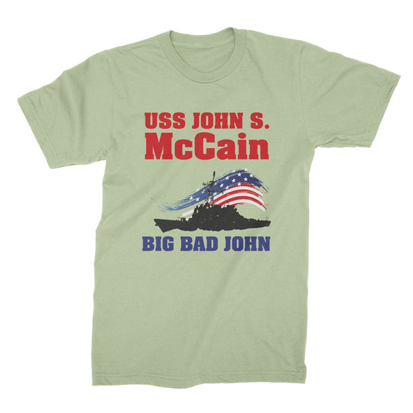 USS John McCain Shirt Big Bad John McCain Shirt USS John S McCain Shirt
