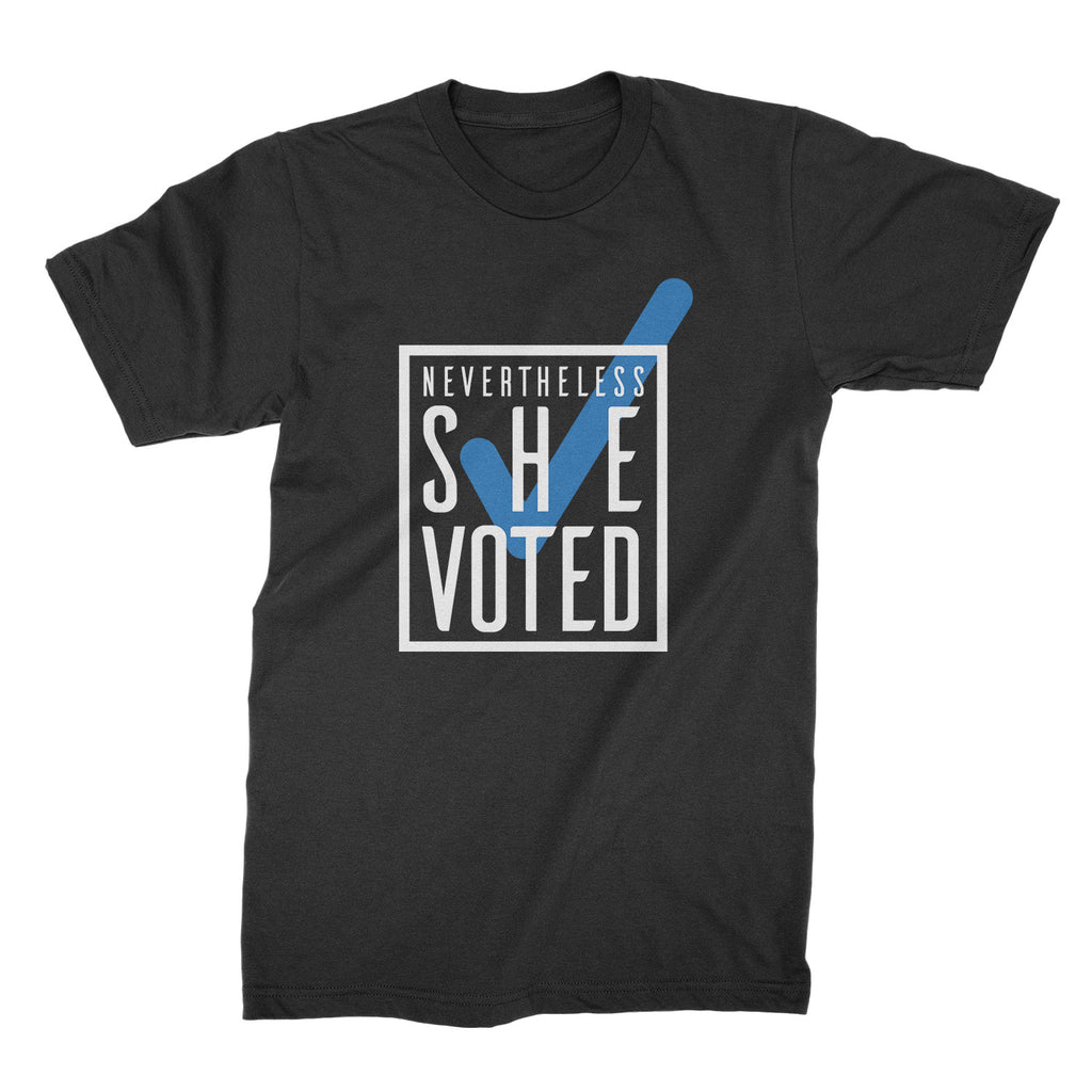 Nevertheless She Voted T Shirt Womens Vote T-Shirts Democrat Vote Shirt
