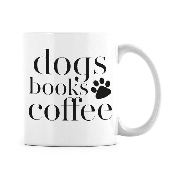Dogs Books Coffee Mugs