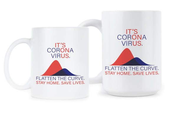 Coronavirus Mug Flatten The Curve Mug Social Distancing Coffee Mug Save Lives Shirts