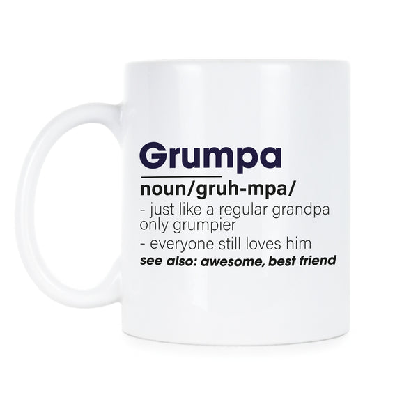 Grumpa Like a Regular Grandpa Only Grumpier Mug Grumpa Mug