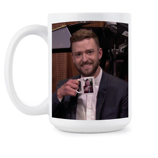 Justin Timberlake Jimmy Fallon Mug Timberlake Fallon Coffee Mug Bromance Valentine’s Day Gift for Him