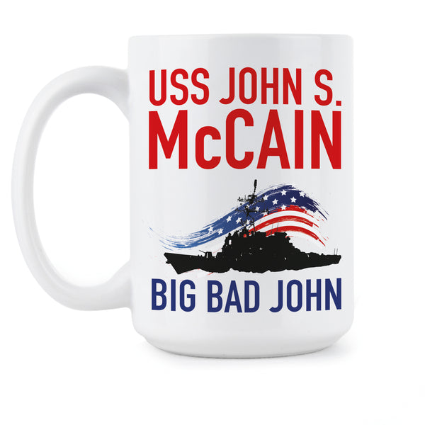 USS John McCain Mug USS John McCain Coffee Cup