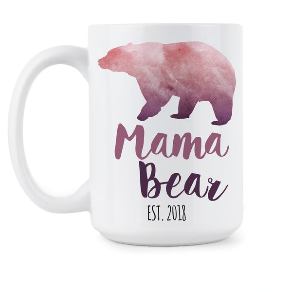 Mama Bear est 2018 Mothers Day Mug Mama Bear Coffee Mug New Mom Gift