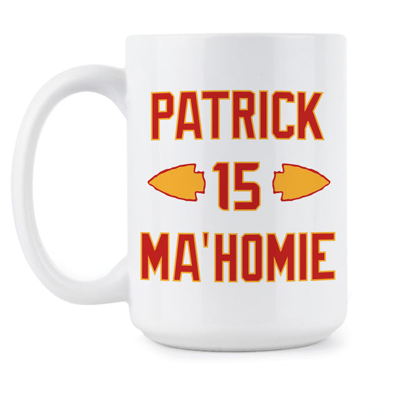 Patrick is Mahomie Coffee Mug Patrick Mahomes Mug Mahomey Chiefs Cup