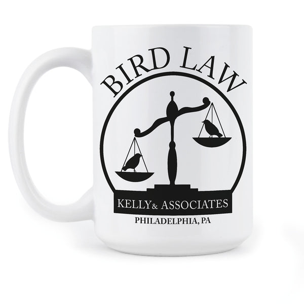 Kelly and Associates Gift Mug Bird Law Coffee Mugs Charlie Kelly Bird Law Cups Its Always Sunny In Philadelphia Cup