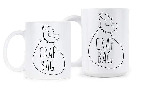 Crap Bag Mug Crap Bag Friends Coffee Mug Funny Princess Consuela Banana Hammock Gift