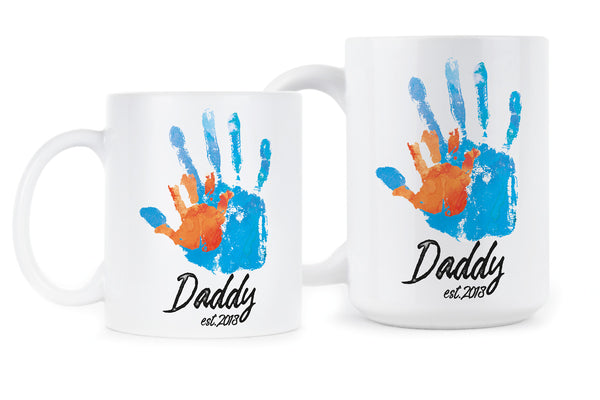 Dad Established 2018 Mug New Father Mug Daddy est 2018 Mug
