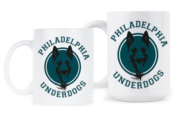 Philadelphia Underdogs Mug Philly Underdogs Gift Coffee Mugs Lane Johnson Chris Long Fly Eagles Fly